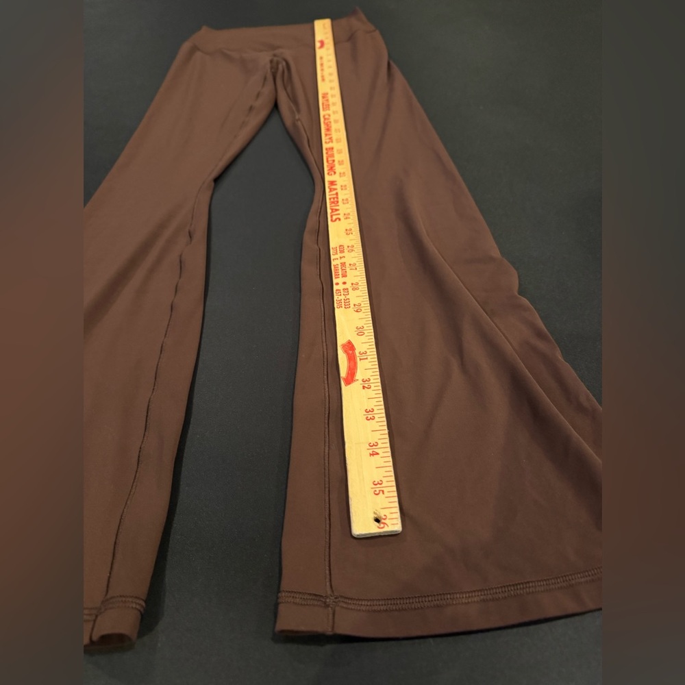 Aerie OFFLINE Real Me Xtra Flare Leggings Brown Bootcut Yoga Pants Size M - Picture 3 of 5